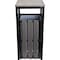 Lorell Rectangular Outdoor Can, Charcoal, Polystyrene 42693 - alternate 3
